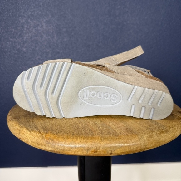 Scholl Bioprint Italian Taupe Wedge Sandals, size 41 - Picture 7 of 7